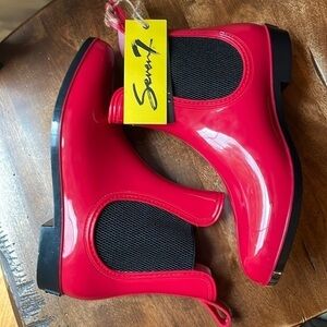 Seven7 Red Winter & Rain Boots